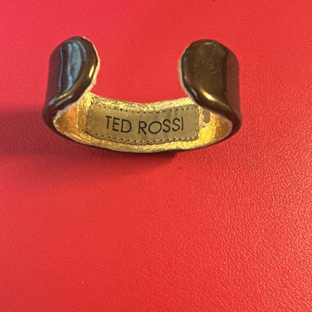 Ted Rossi Dark Bronze and Gold Women's Bracelet